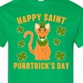 thumbnail image 4 of Inktastic St. Patrick's Day Happy Saint Purrtrick's Day T-Shirt, 4 of 5