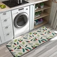 thumbnail image 3 of Green and Red Christmas Holly Pattern Kitchen Rug Mat,Kitchen Runner Rugs Non Skid Washable,Decorative Kitchen Floor Mats for Kitchen,Sink,Laundry,17"x47.2", 3 of 7