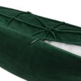 thumbnail image 2 of JWH Handmade Decorative Soft and Smooth Comfortable Velvet Lumbar Pillow Case Covers for Simple Decor 14x24inch Dark Green, 2 of 10