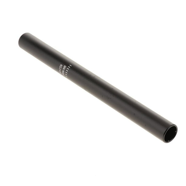 Tubo de sillín de bicicleta de montaña con tija de sillín de bicicleta de aluminio, negro 250mm