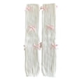 thumbnail image 5 of Daznico Women Calf High Slouch Ribbed Knit Socks Multi Satin Bow Stretch Stackable Thermal Leg Warmers for Balletcore Fall Winter Daily Skirt Matching Outfits, 5 of 5