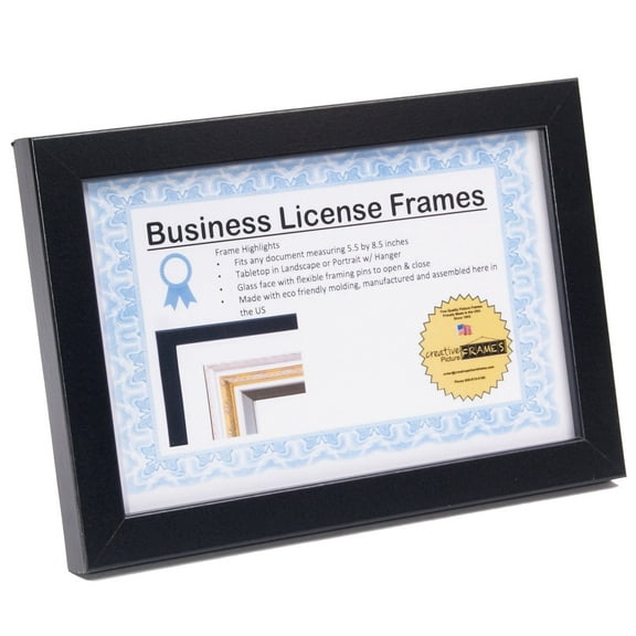 Creative Picture Frames 5.5" x 8.5" License Picture Frame