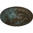 thumbnail image 3 of Ekena Millwork 11 3/8"OD x 2"P Acanthus Ceiling Medallion, Hand-Painted Bronze Blue Patina, 3 of 7