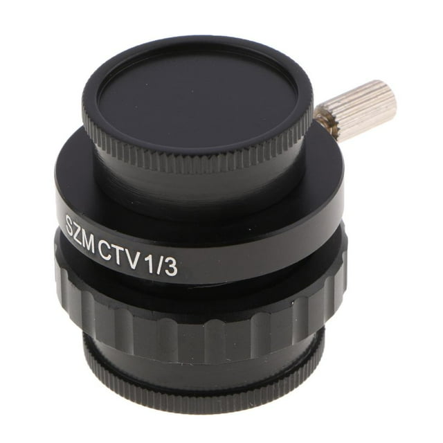 Adaptador de Lente CCD Yotijar con Montura C para Microscopio Estéreo Interfaz de Monitor o Televisor