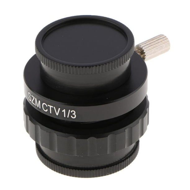 Adaptador de Lente CCD Yotijar con Montura C para Microscopio Estéreo Interfaz de Monitor o Televisor