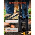 thumbnail image 3 of VEVOR Post Hole Digger, Heavy Duty Post Hole Digger with Fiberglass Handle, Manual Hole Digger with Scale Markings and Metal Blade, Post Hole Digger Tool for Digging Gardening and Outdoors, 57.5-Inch, 3 of 9