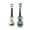 Tide Wind Trumpet Guitar, variant on Godderr Ukulele Guitar Kids Small Mini Playable Small Guitar Toys 15.2*1.9*3.9inch Green Yellow Random