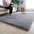 thumbnail image 2 of Luxury Velvet Living Room Carpet Bedroom Rugs, Fluffy, Super Soft, 2 of 5