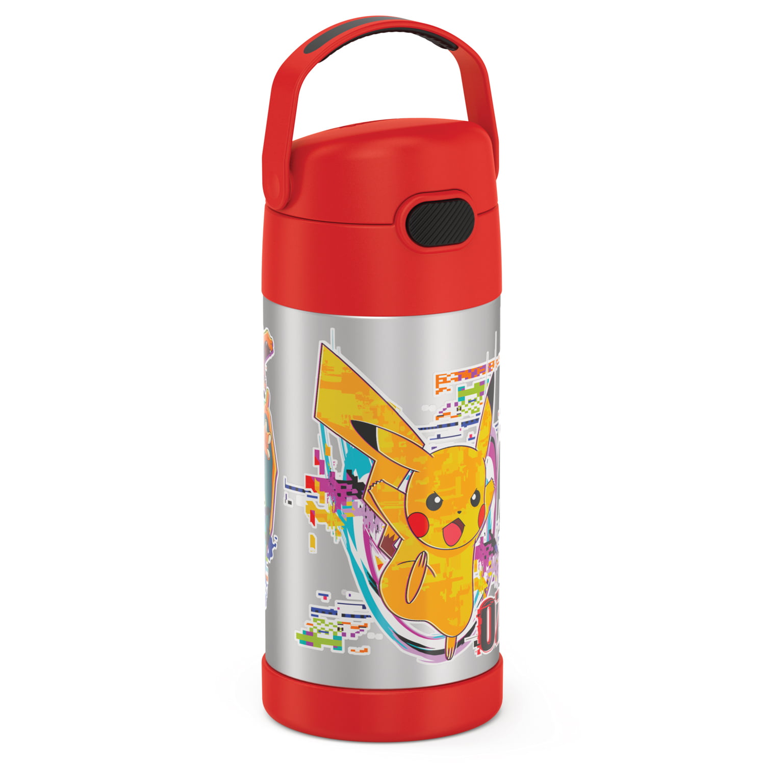 Thermos F4100PM6 12-Ounce Funtainer Vacuum-Insulated Licensed Stainless  Steel Bottle (Pokemon) 