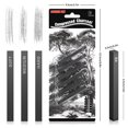 thumbnail image 3 of Injueey Paquete de 6 palitos de carbón comprimido, lápiz de boceto cuadrado, dibujo escolar, pintura, papelería, accesorios para estudiantes pinturas Tipo 1, 3 of 6