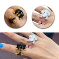 thumbnail image 2 of Cute Dog Elephant Open Rings Adjustable Finger Rings Lovely Cartoon Rings Unique Jewelry Gift for Women Men, 2 of 9