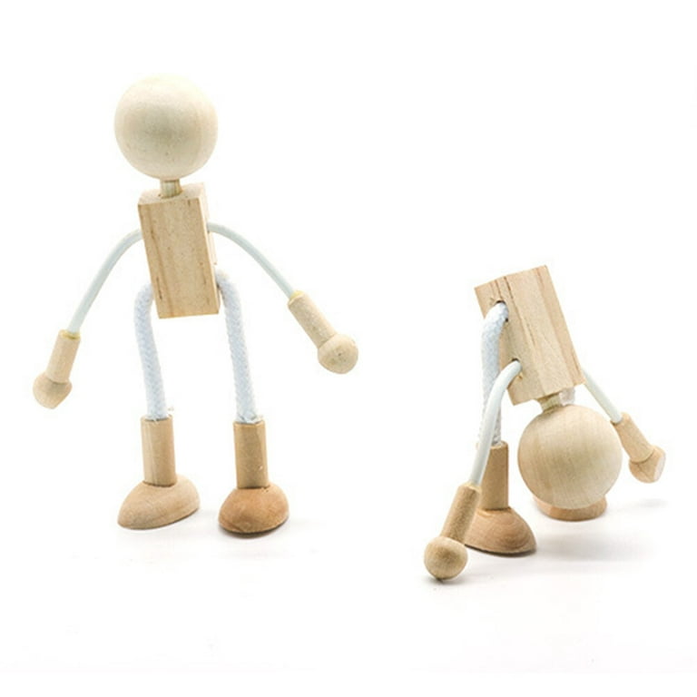 3pcs Cartoon Diy Wooden Toys Creative