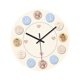 thumbnail image 5 of Reloj de pared silencioso, reloj decorativo acrílico moderno redondo para colgar en la pared de la sala de estar. 20 cm, 5 of 9