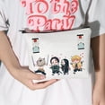 thumbnail image 2 of LEVLO Slayer Cosmetic Bag Tanjirou Anime Cosplay Gift Slayer Tanjiro Cartoon Make up Zipper Pouch Bag For Family Friend, 2 of 4