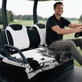 thumbnail image 5 of Uourmeti Golf Cart Seat Covers with 4 Front Pockets with Pockets, Compatible with Sports Club Car Golf Cart Golf Seat Covers(Lion), 5 of 8