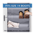 thumbnail image 4 of Zapatero de puerta con bolsillos profundos para 12 pares de zapatos para armario y dormitorio con puerta estrecha, 4 of 5