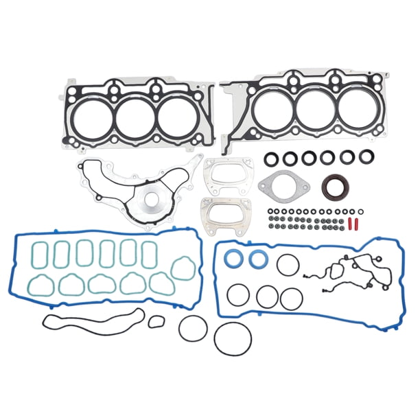Juego de Junta de Culata Unique Bargains para Chrysler para Dodge 3.6L DOHC VIN g Sello de Larga Duración Junta de Tapa de Válvula y Sello Metal, Goma 1 Juego