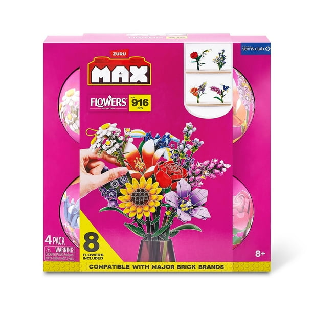 Zuru MAX Premium Building Bricks Collection, 4 pk