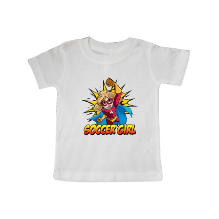 

Inktastic Soccer Girl Superhero Gift Baby Girl T-Shirt