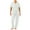 White, variant on Bysome Fashion Pajamas Set For Women Sleepwear Secret Ice Silk Pajama Set Pajamas Black L
