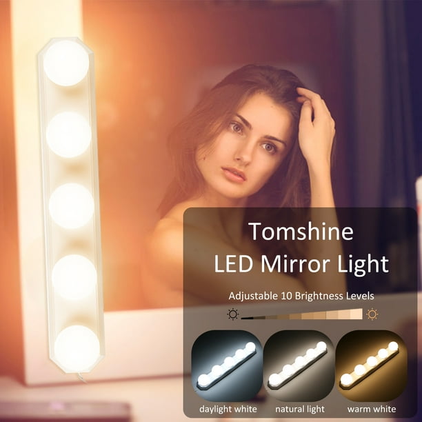 Universal - Beauté LED miroir de maquillage lampe USB charge