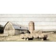 thumbnail image 2 of Deiter, Lori 14x9 Gold Ornate Wood Framed with Double Matting Museum Art Print Titled - Wagon of Hay, 2 of 4