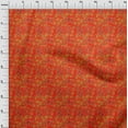 thumbnail image 3 of oneOone Viscose Jersey Red Fabric Batik Craft Projects Decor Fabric Printed By The Yard 60 Inch Wide - 1O, 3 of 5