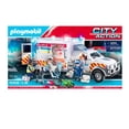 thumbnail image 4 of Set de Juego Playmobil Action Heroes Vehículo de rescate US Ambulance 93 Piezas, 4 of 4