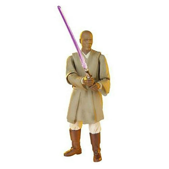 Star Wars Episode III 3 Revenge of the Sith MACE WINDU Force Combat Action Figure #10