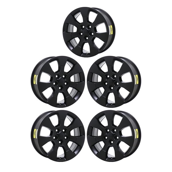 JEEP WRANGLER 2019 2023 SATIN BLACK Factory OEM Wheels Rims (Not