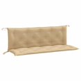 thumbnail image 2 of Cojín para Banco de Jardín vidaXL Melange Beige 150x50x7 cm Poliéster, 2 of 9