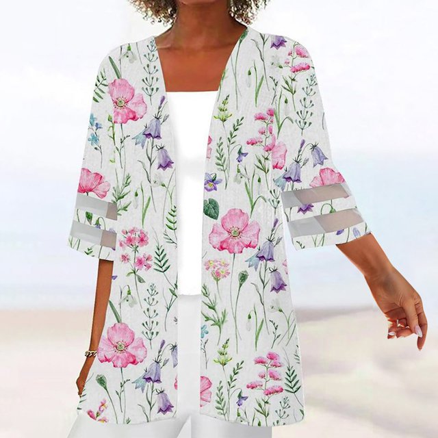 Nouveaux Hauts pour Femmes 2023 Grande Taille Mode Col Rond Décontracté Manches Longues Chandail Imprimé Hauts Blouse Chemise à Manches Longues pour Femmes