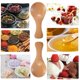 thumbnail image 2 of 15 Pack Mini Wood Spoon with Short Handle, Perfect for Small Jars of Jam, Spices, Condiments, Seasoning, Sugar, Honey, Coffee, 2 of 4