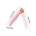 thumbnail image 3 of Foldable Ceramic Paring Knife with Ergonomic Handle, Travel-Friendly Folding Fruit & Vegetable Knife for Peeling and Slicing, 3 of 6