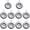 D-1oz-10pack, variant on Disc Sinkers Fishing Weight Round Coin Fishing Sinkers Flat Lead Weights in Bulk for Saltwater Trolling Catfishing Equipment and Gear