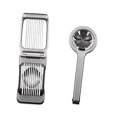 thumbnail image 1 of Cortadora de huevos, cortadora de huevos multiusos de alambre de acero inoxidable 304 para huevos duros, cortadora de huevos de aluminio cortadora resistente, 1 of 5