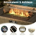 thumbnail image 5 of POTEBAN Outdoor Patio Furniture Set with Fire Pit Table, 8 Piece Outdoor Sectional Sofas, All-Weather Wicker Patio Conversation Set for Garden, Gray, 5 of 9