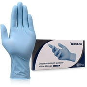Nitrile Disposable Gloves Powder Free Latex 100Pcs 3Mil Disposable Exam Gloves