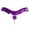 Purple, variant on One‑Size Adjustable Lace‑Detail G‑String Thong, Super Stretchy Elegant Breathable Ladies Underwear for Women Daily Wear Green