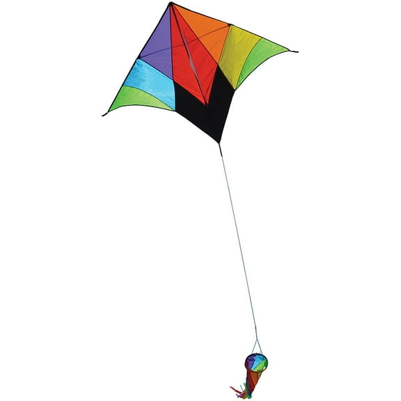Bold Innovations Nova Delta 60 Kite, Rainbow