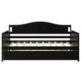 thumbnail image 3 of DEALTOPS Heavy Duty Twin Daybed with Trundle, Espresso, 3 of 8