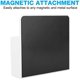 thumbnail image 4 of Caja de almacenamiento magnética, portalápices para pizarra blanca, útiles escolares, organizador con 2 compartimentos para nevera, taquilla, superficies magnéticas - blanco, 4 of 5