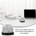 thumbnail image 2 of New Year Gift Diy Snow Globe Photo Frame Picture Frames Plastic Globes for Kids, 2 of 6