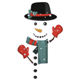 thumbnail image 3 of Snowman Refrigerator Magnets | Christmas Decorations Large Fridge Magnet Stickers | Xmas Holiday Decorations for Fridge, Metal Door, Cabinets, Garage Door, 3 of 7