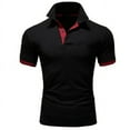 thumbnail image 3 of Birdeem Shirts for Men Mens Summer Solid Button Lapel Casual Top, 3 of 8