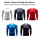 thumbnail image 2 of Jumpingount Deporte manga larga cuello transpirable Color sólido ropa deportiva ligera resistencia al desgaste Durable trotar montañismo Camisetas Rojo, 2 of 6