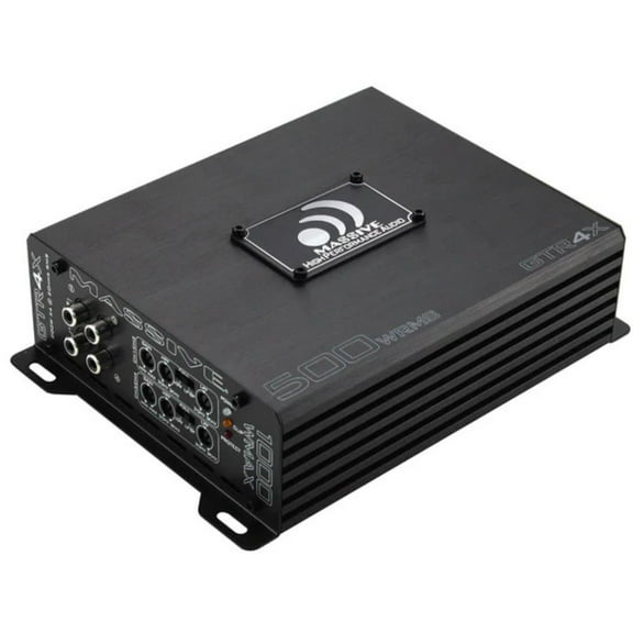 220 Watts RMS 2 Ohm 4-CH Class D Digital Car Audio Amplifier Massive Audio GTR4X
