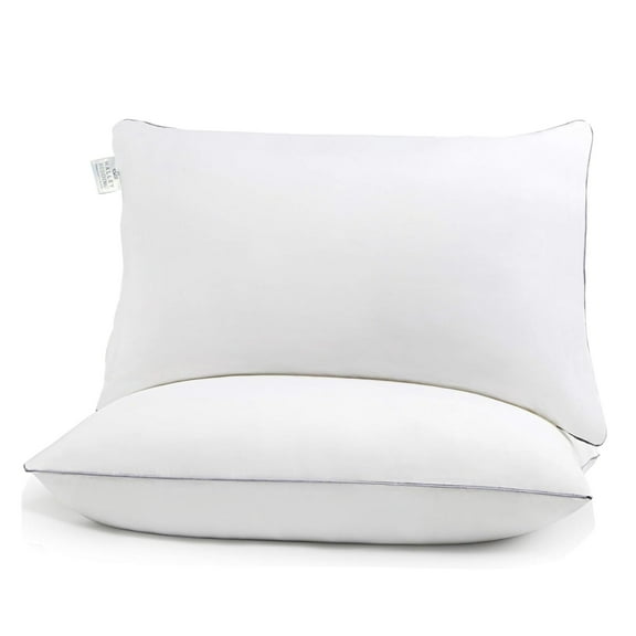 HALLEY Bed Pillows for Sleeping King Size Set of 2 - Premium Down Alternative, Hotel Quality, King Size Bed Pillows for Back, Stomach or Side Sleepers (20x35 Inches)
