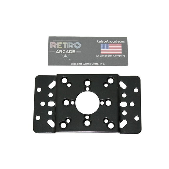 Universal Arcade Joystick Adapter Plate for Mag Stik and Mag Stik Plus, Sanwa and more