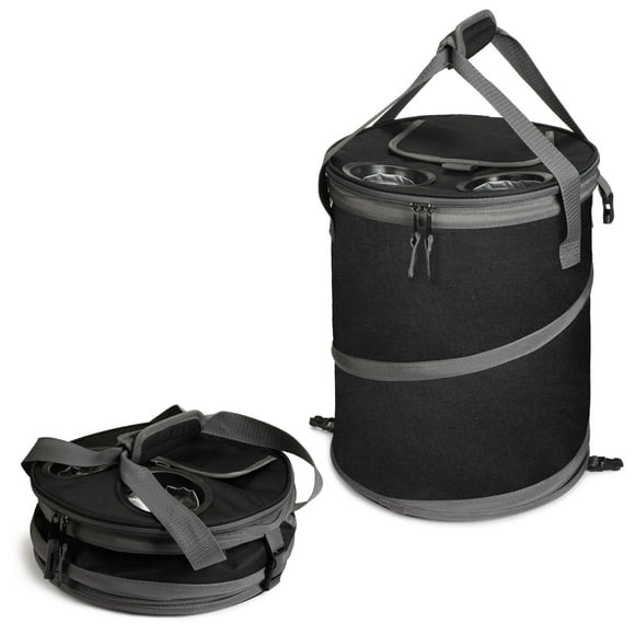 Cooler Tirrinia Pop-Up con aislamiento para 39 latas, color negro